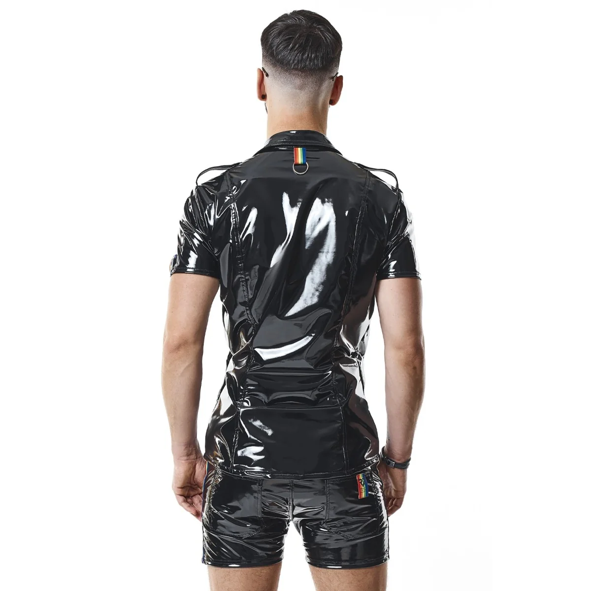 Pvc Herren T-Shirt Rmluigirbw Schwarz von Pride Festih Line kaufen | Fesselliebe