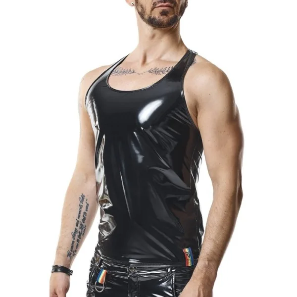 Pvc Herren Tank Top Rmfilipporbw Schwarz von Pride Festih Line kaufen | Fesselliebe