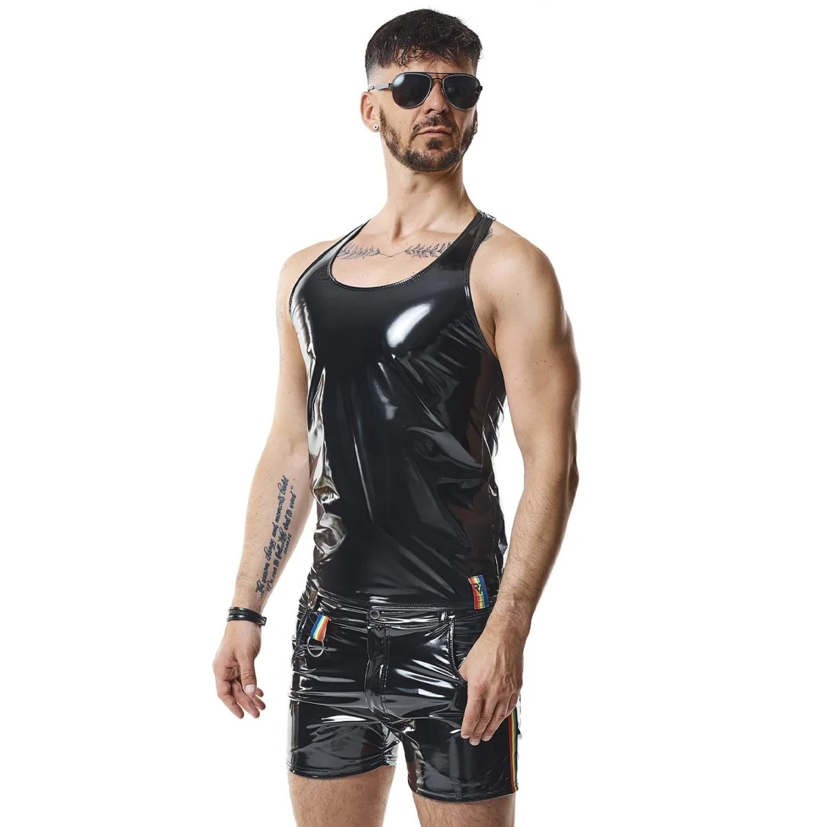 Pvc Herren Tank Top Rmfilipporbw Schwarz von Pride Festih Line kaufen | Fesselliebe