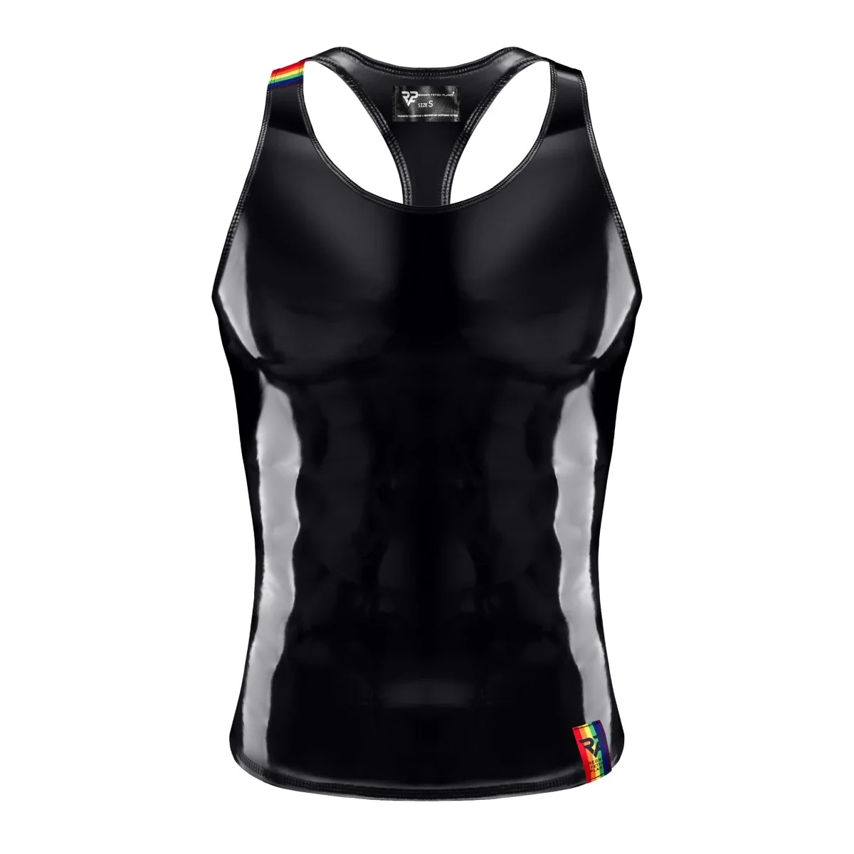 Pvc Herren Tank Top Rmfilipporbw Schwarz von Pride Festih Line kaufen | Fesselliebe