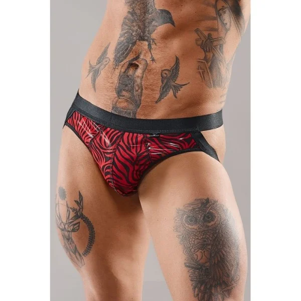 Jock Strap Repatrick001 Schwarz/Rot von Rfp Razor’s Edge Kollektion kaufen | Fesselliebe