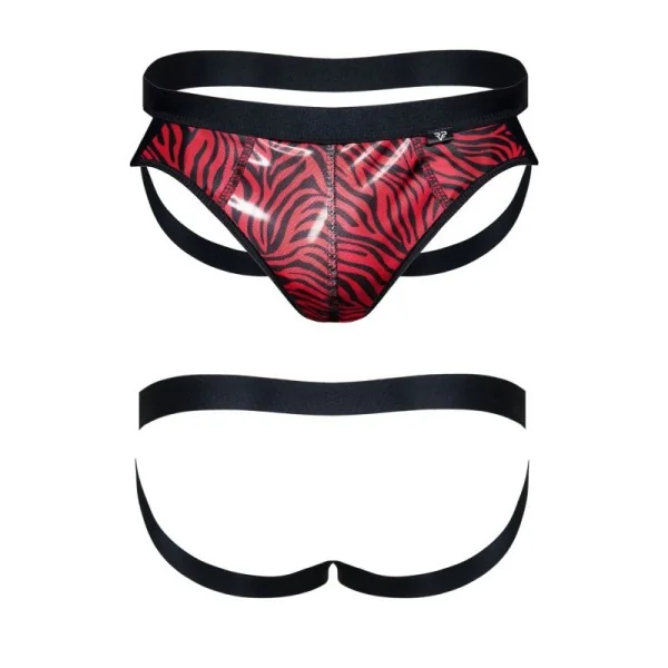 Jock Strap Repatrick001 Schwarz/Rot von Rfp Razor’s Edge Kollektion kaufen | Fesselliebe