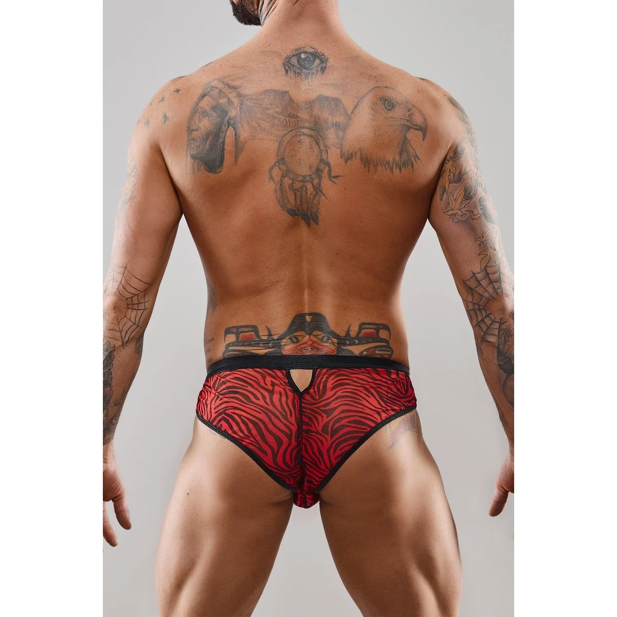 Netz-Slip Reandres001 Schwarz/Rot von Rfp Razor’s Edge Kollektion kaufen | Fesselliebe
