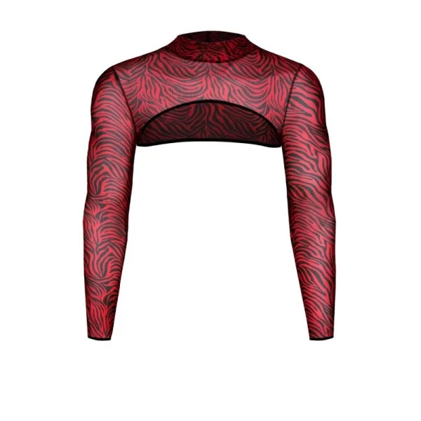 Crop Top Releonel001 Schwarz/Rot von Rfp Razor’s Edge Kollektion kaufen | Fesselliebe