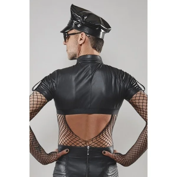 Brust T-Shirt BOAlexander001 schwarz kaufen | Fesselliebe