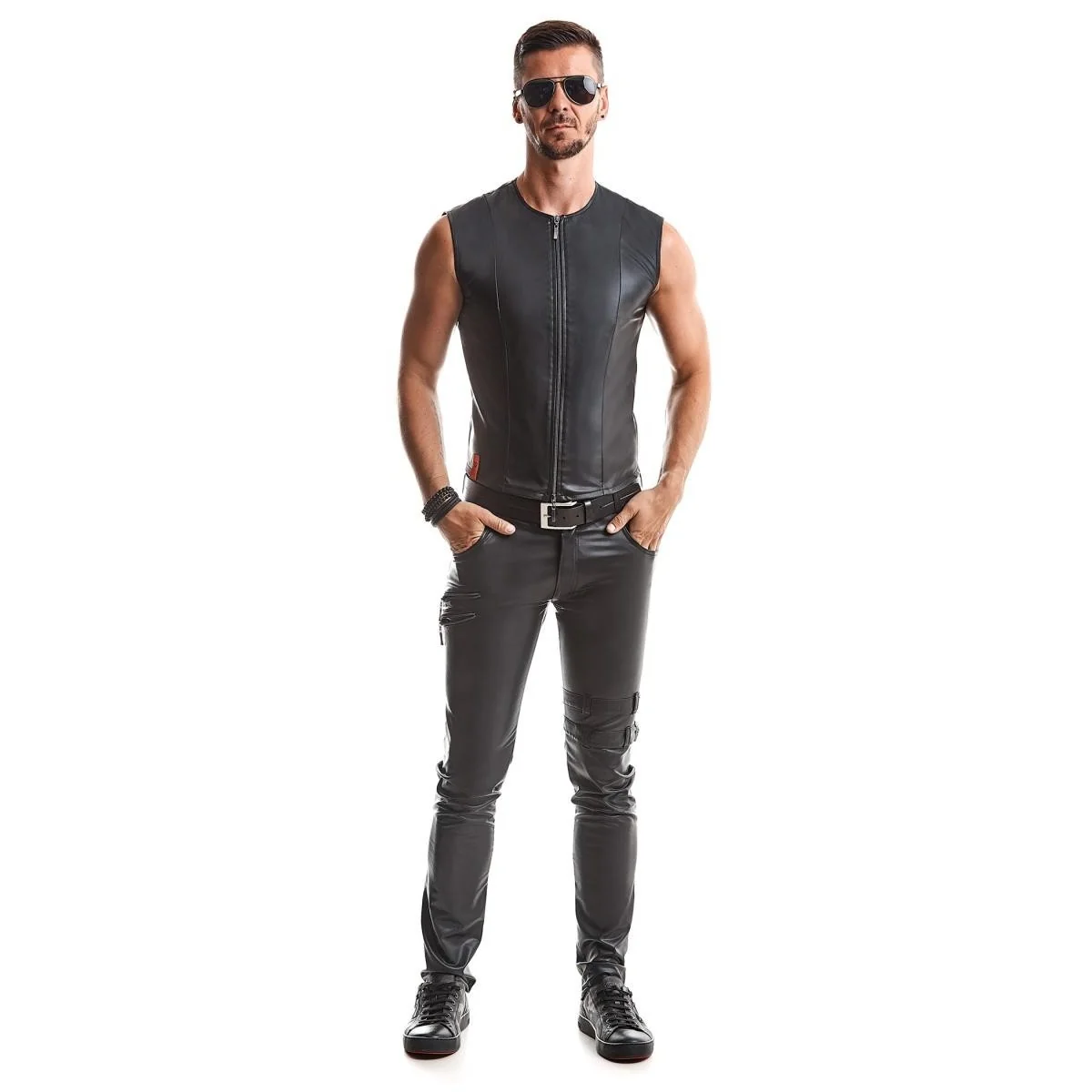 Herren Weste Rmottaviano001 Schwarz - kaufen | Fesselliebe