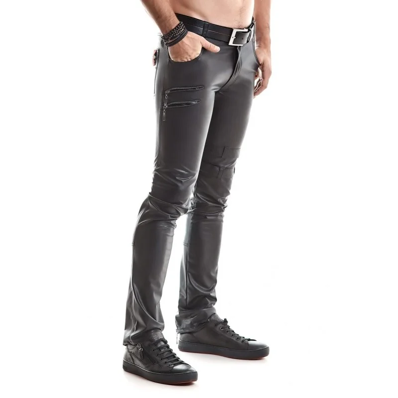 Lange Herren Hose Rmtommaso001 Schwarz von Regnes Fetish Planet kaufen | Fesselliebe