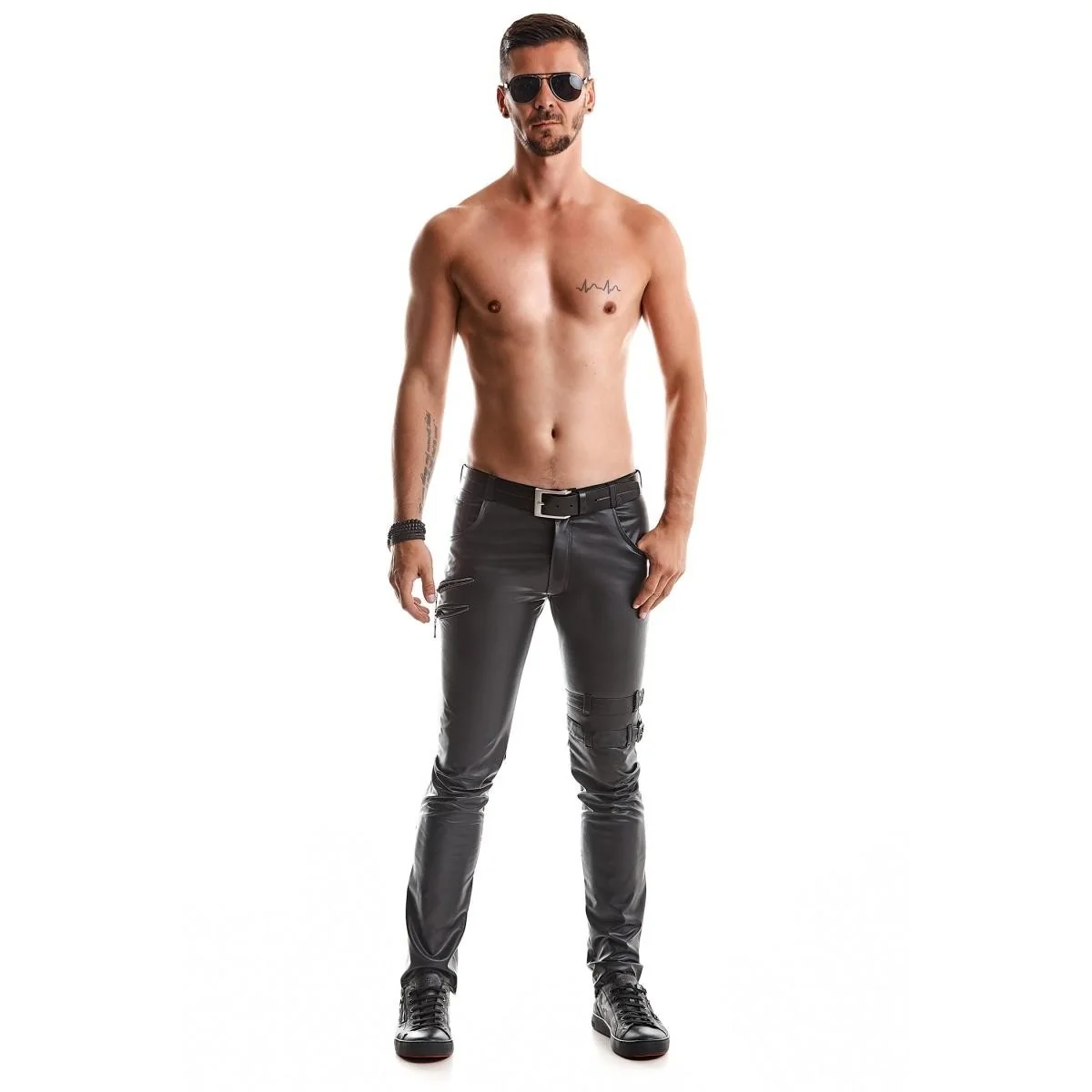 Lange Herren Hose Rmtommaso001 Schwarz von Regnes Fetish Planet kaufen | Fesselliebe