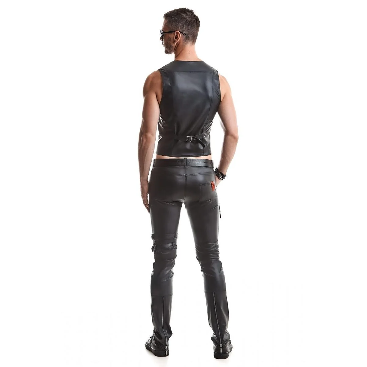 Lange Herren Hose Rmtommaso001 Schwarz von Regnes Fetish Planet kaufen | Fesselliebe