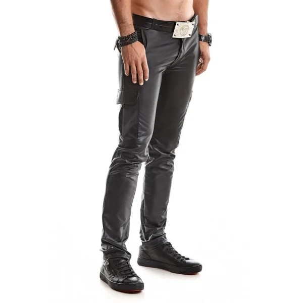 Lange Herren Hose Rmmatteo001 Schwarz von Regnes Fetish Planet kaufen | Fesselliebe
