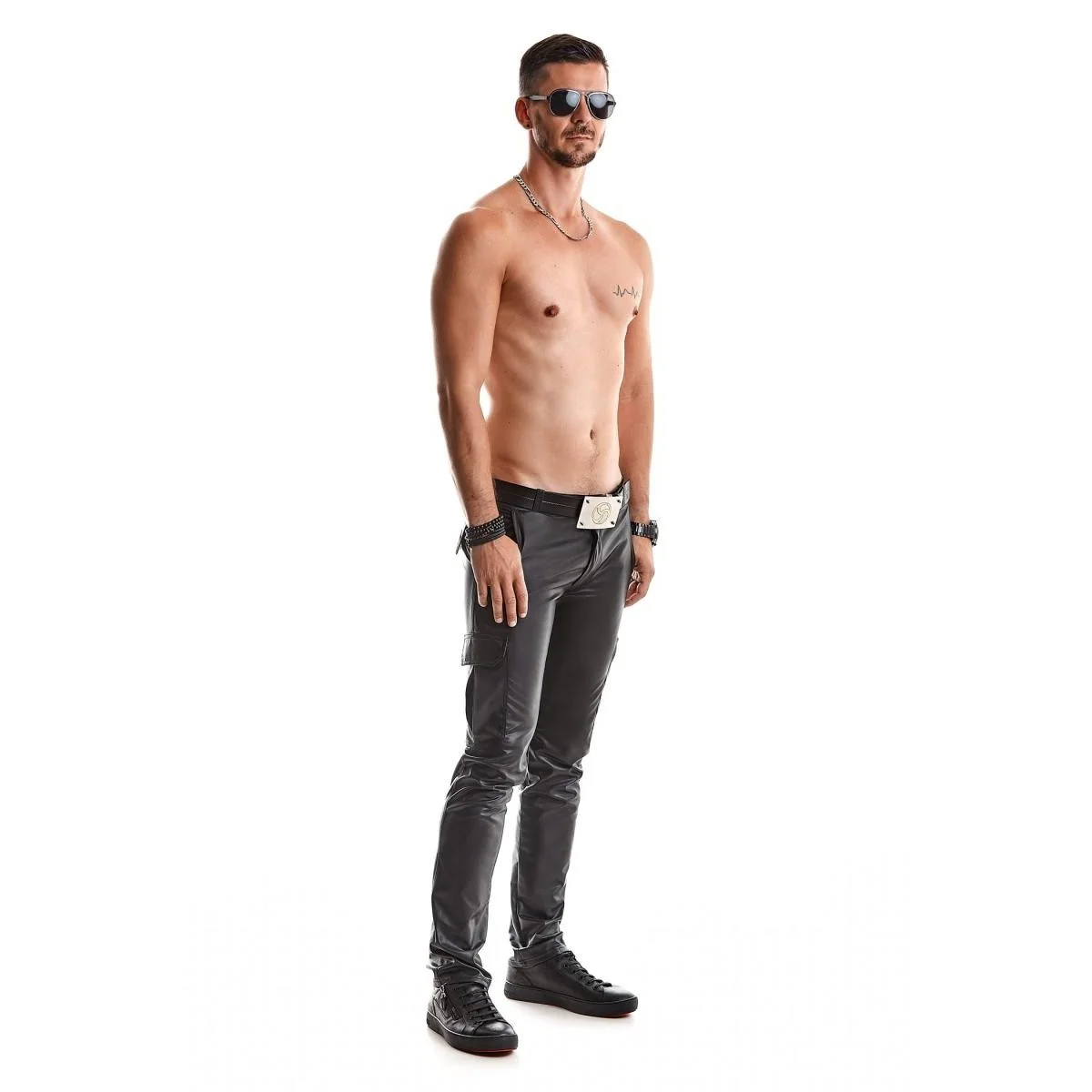 Lange Herren Hose Rmmatteo001 Schwarz von Regnes Fetish Planet kaufen | Fesselliebe