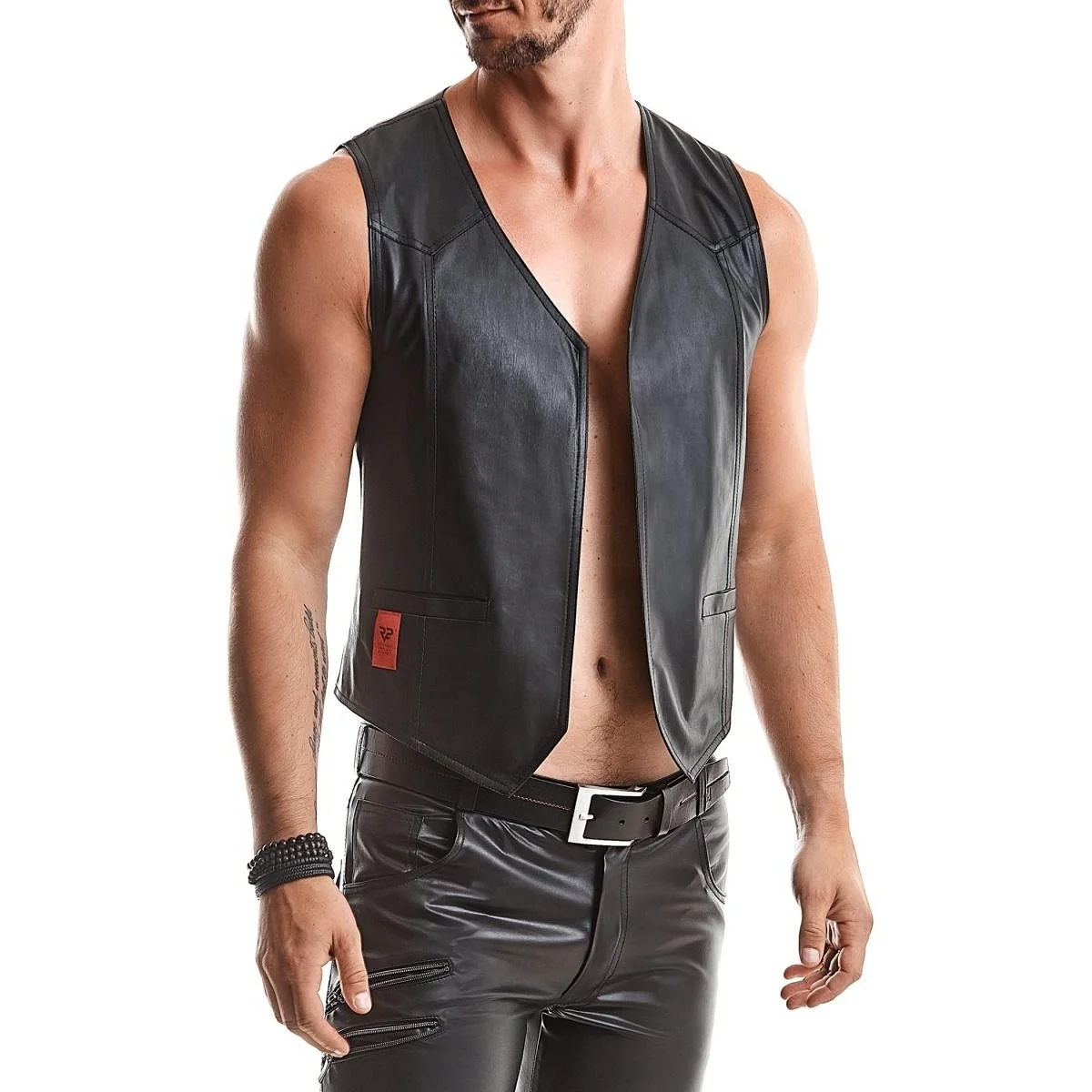 Herren Weste Rmoliver001 Schwarz von Regnes Fetish Planet kaufen | Fesselliebe