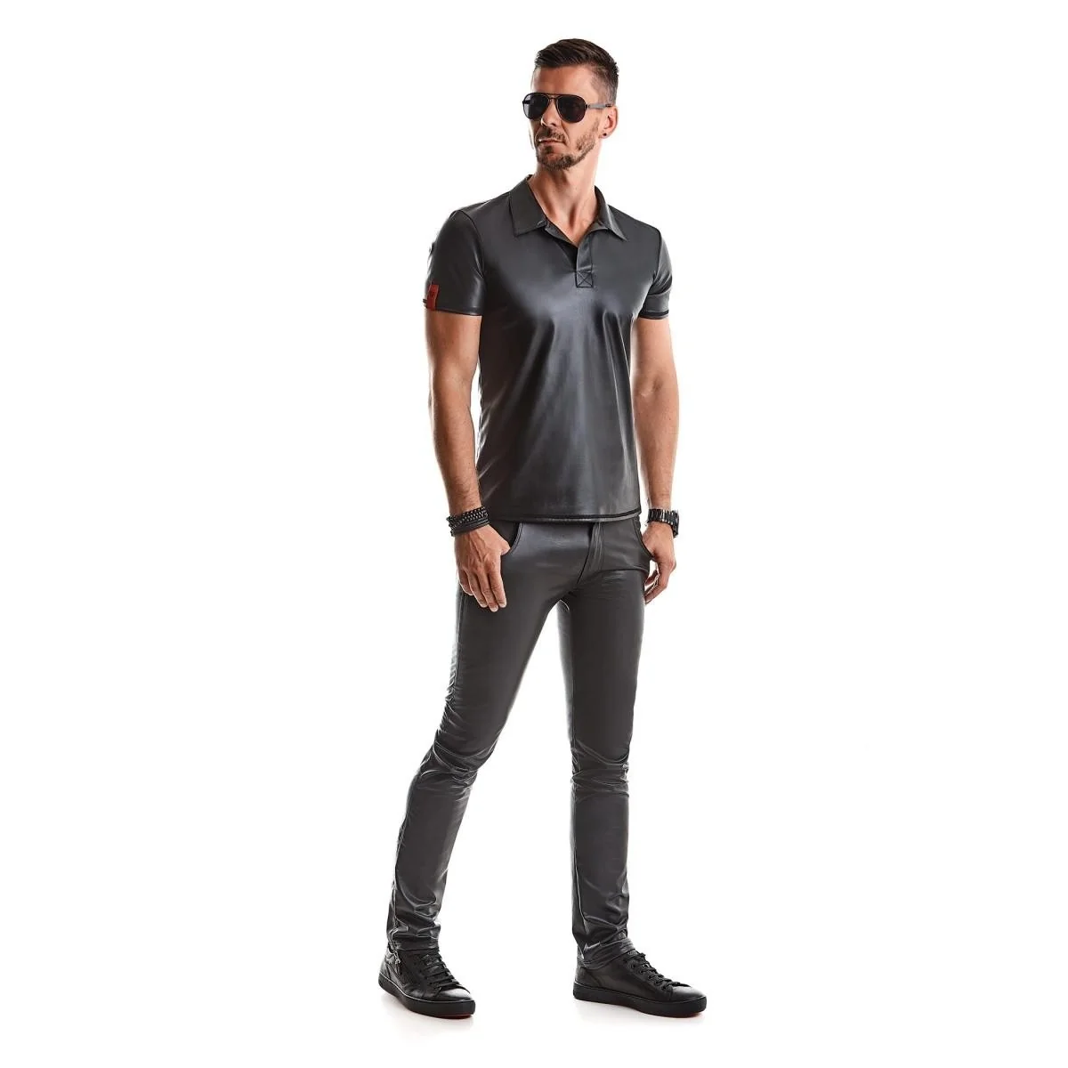Herren T-Shirt Rmromano001 Schwarz von Regnes Fetish Planet kaufen | Fesselliebe
