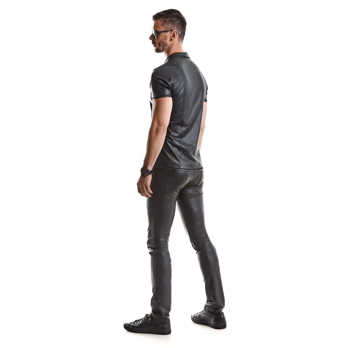 Herren T-Shirt Rmromano001 Schwarz von Regnes Fetish Planet kaufen | Fesselliebe