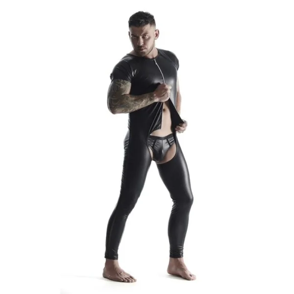 Herren Overall Ove001 Schwarz von Regnes Fetish Planet kaufen | Fesselliebe