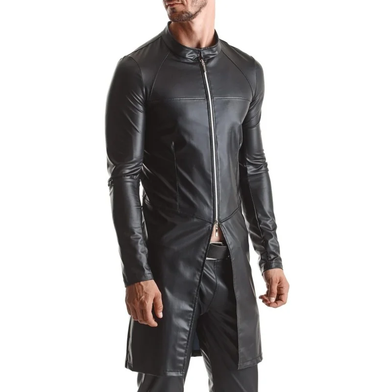 Herren Mantel Rmmario001 Schwarz von Regnes Fetish Planet kaufen | Fesselliebe