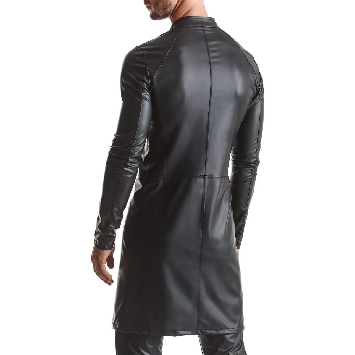 Herren Mantel Rmmario001 Schwarz von Regnes Fetish Planet kaufen | Fesselliebe