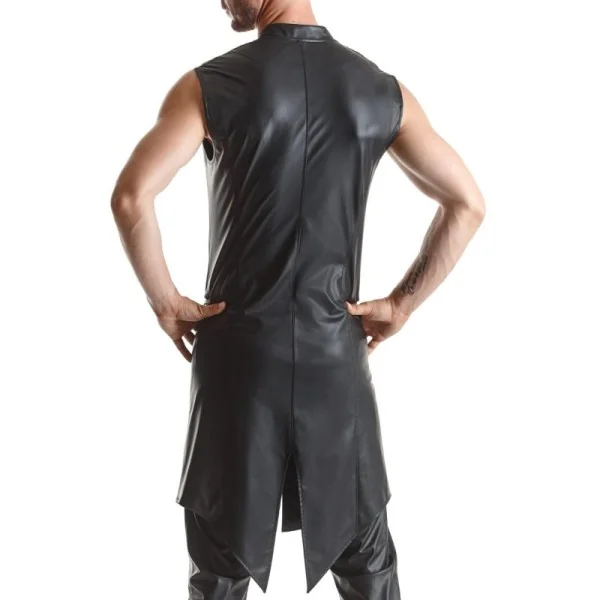 Halblanger Herren Mantel Rmmarco001 Schwarz von Regnes Fetish Planet kaufen | Fesselliebe