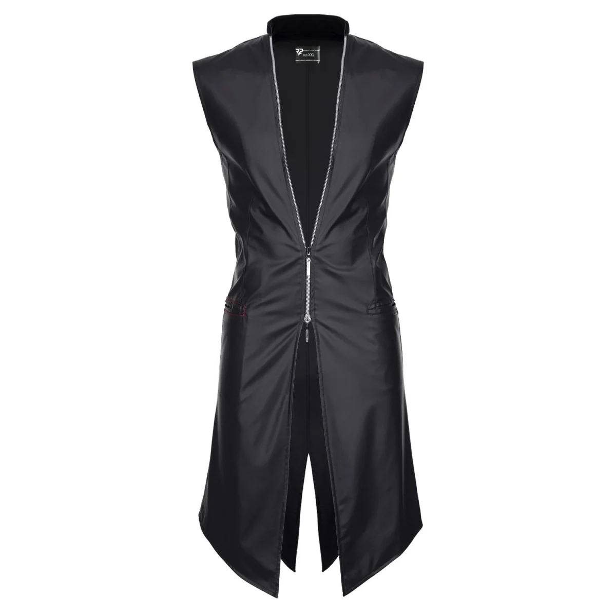 Halblanger Herren Mantel Rmmarco001 Schwarz von Regnes Fetish Planet kaufen | Fesselliebe