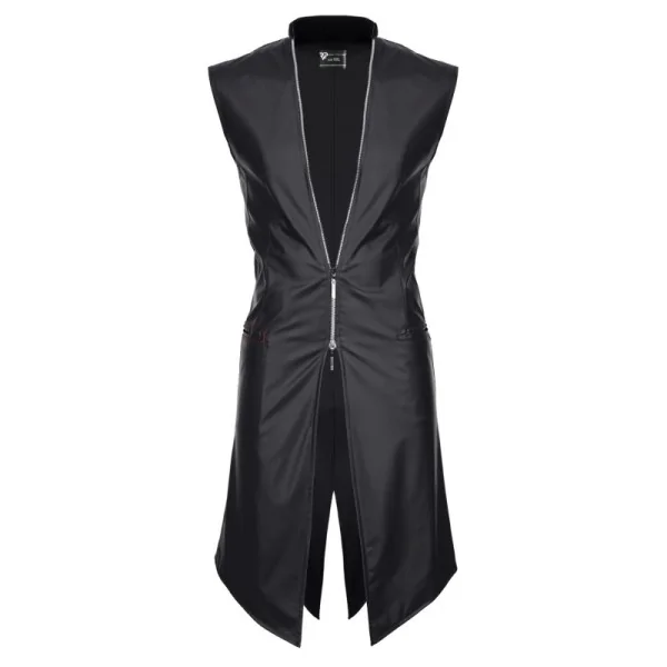 Halblanger Herren Mantel Rmmarco001 Schwarz von Regnes Fetish Planet kaufen | Fesselliebe