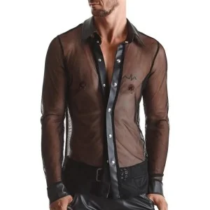 Herren Hemd Rmcesare001 Schwarz von Regnes Fetish Planet kaufen | Fesselliebe
