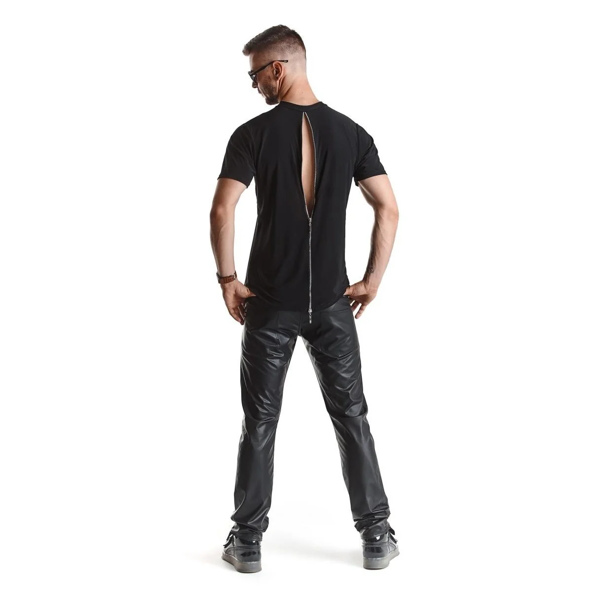 Herren T-Shirt Rmriccardo001 Schwarz von Regnes Fetish Planet kaufen | Fesselliebe