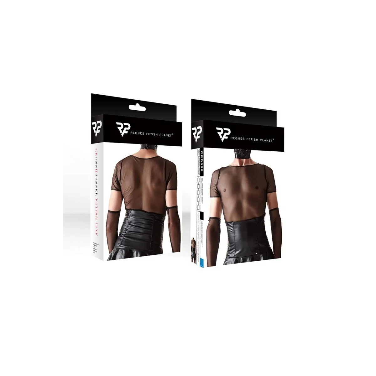 T-Shirt Crd008 Schwarz von Regnes Fetish Planet Crossdresser Fetish Line kaufen | Fesselliebe