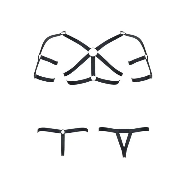 Harness Set011 Schwarz von Regnes Fetish Planet kaufen | Fesselliebe