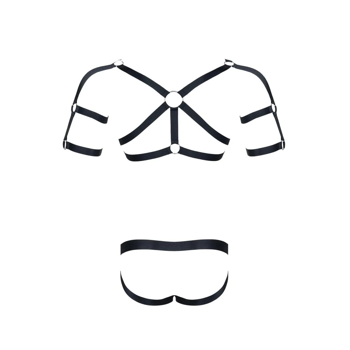 Harness Set010 Schwarz von Regnes Fetish Planet kaufen | Fesselliebe