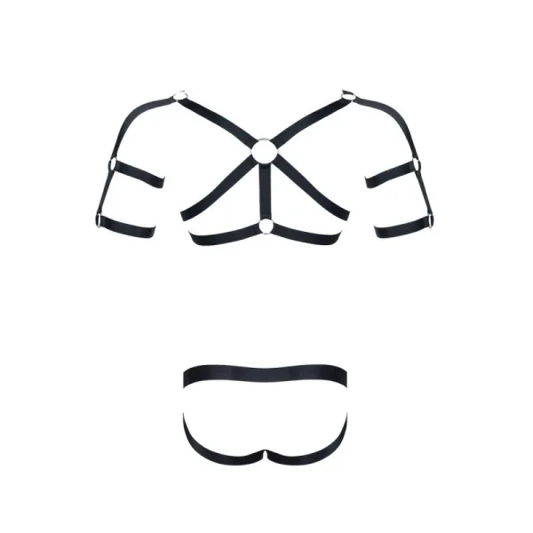 Harness Set010 Schwarz von Regnes Fetish Planet kaufen | Fesselliebe