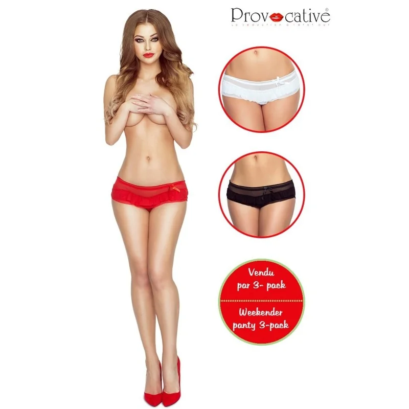 3er Pack Romance A Deux Shorty von Provocative kaufen | Fesselliebe