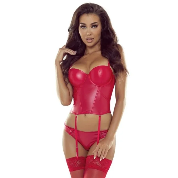 Rotes Hard Chic Corset von Provocative kaufen | Fesselliebe