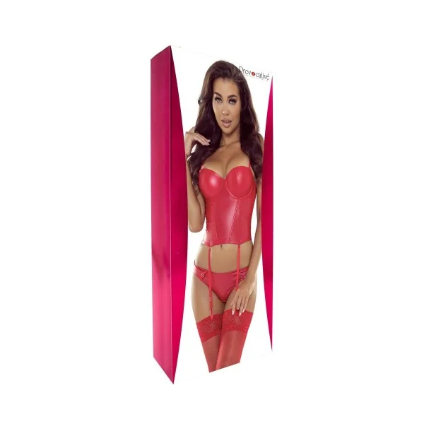 Rotes Hard Chic Corset von Provocative kaufen | Fesselliebe