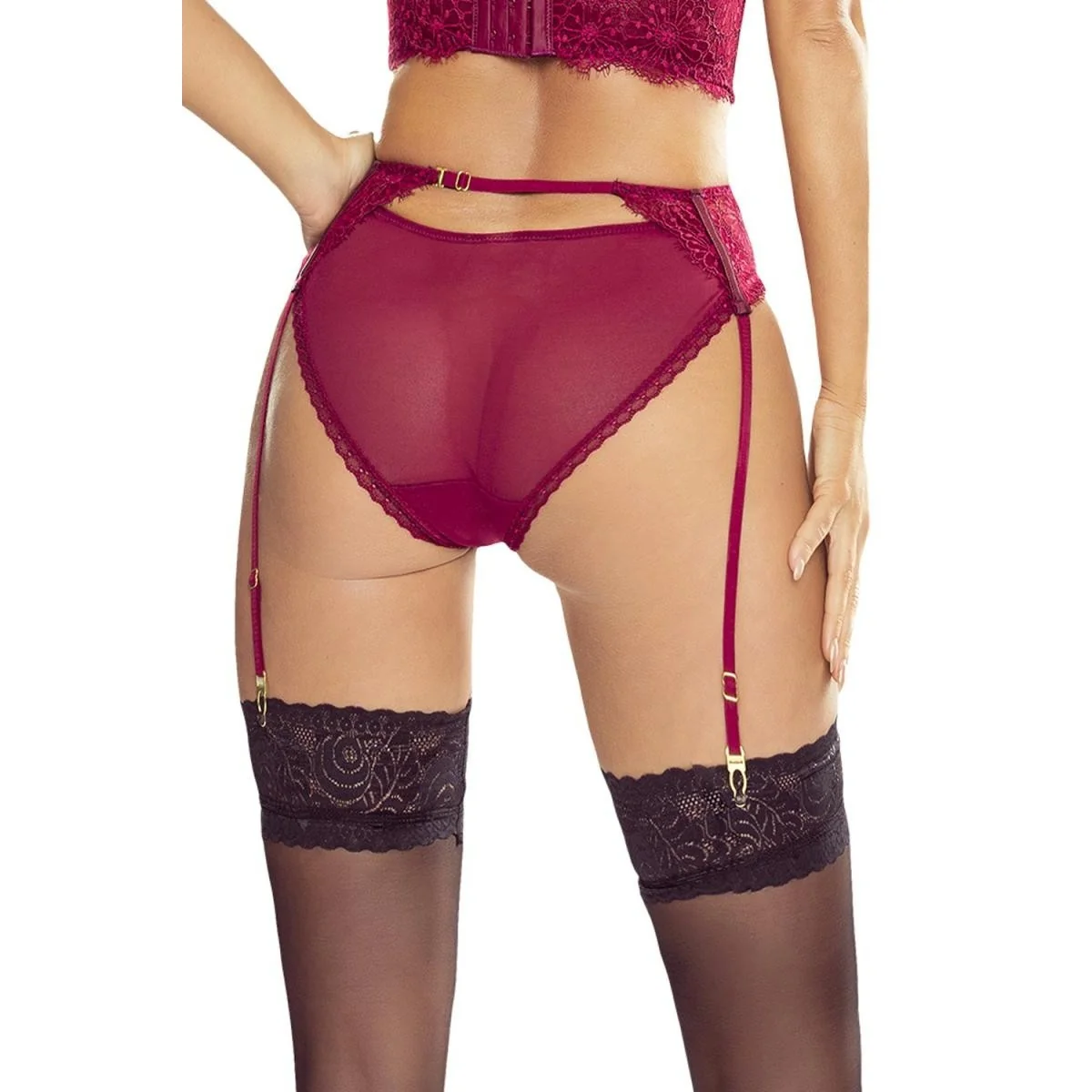 Roter Passion Glamour Strapsgürtel Pr1636 von Provocative kaufen | Fesselliebe