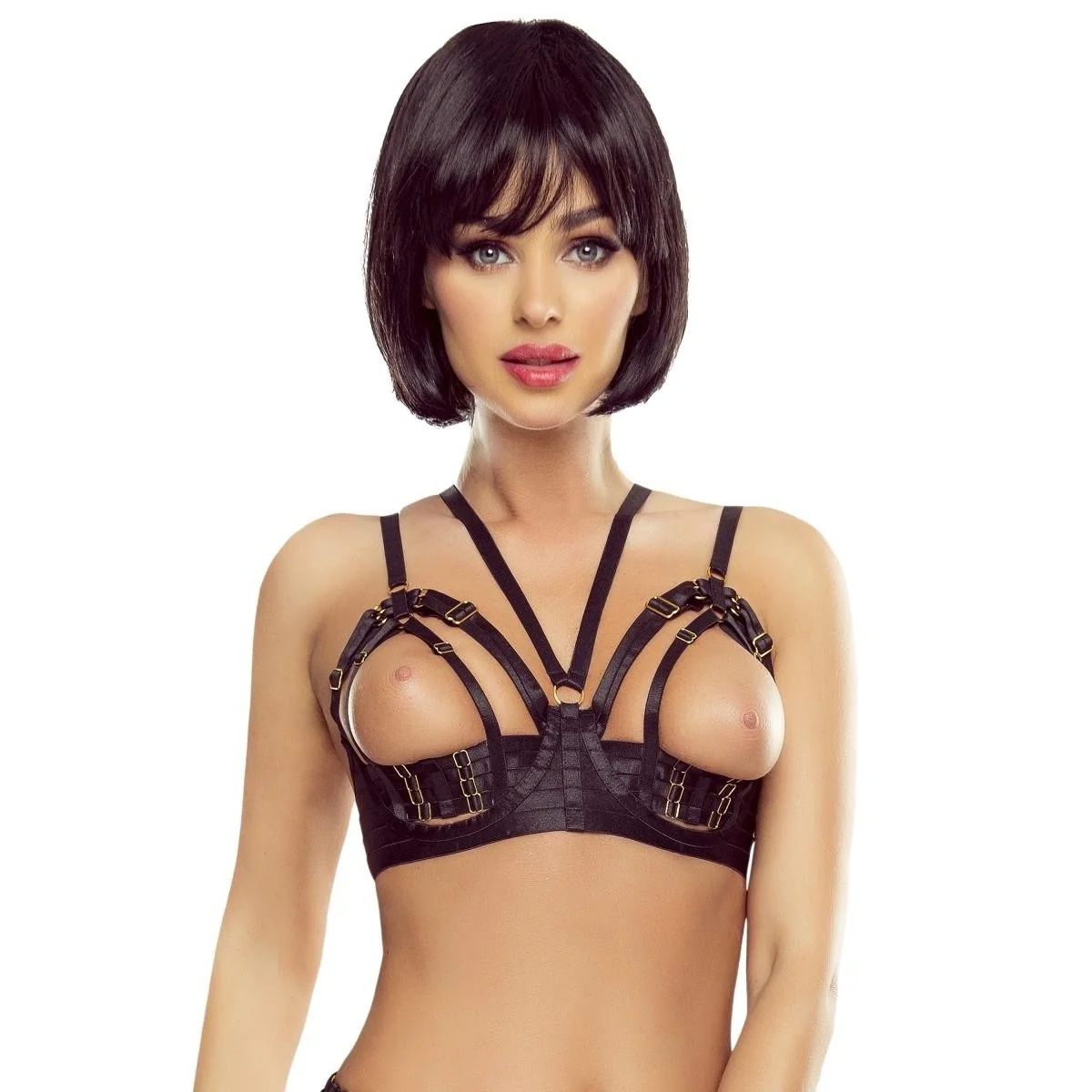 Schwarzer Harness Bh Pr1634 von Provocative kaufen | Fesselliebe