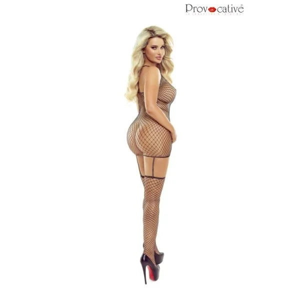 Schwarzes Straps-Netzlkeid Pr1544 von Provocative kaufen | Fesselliebe