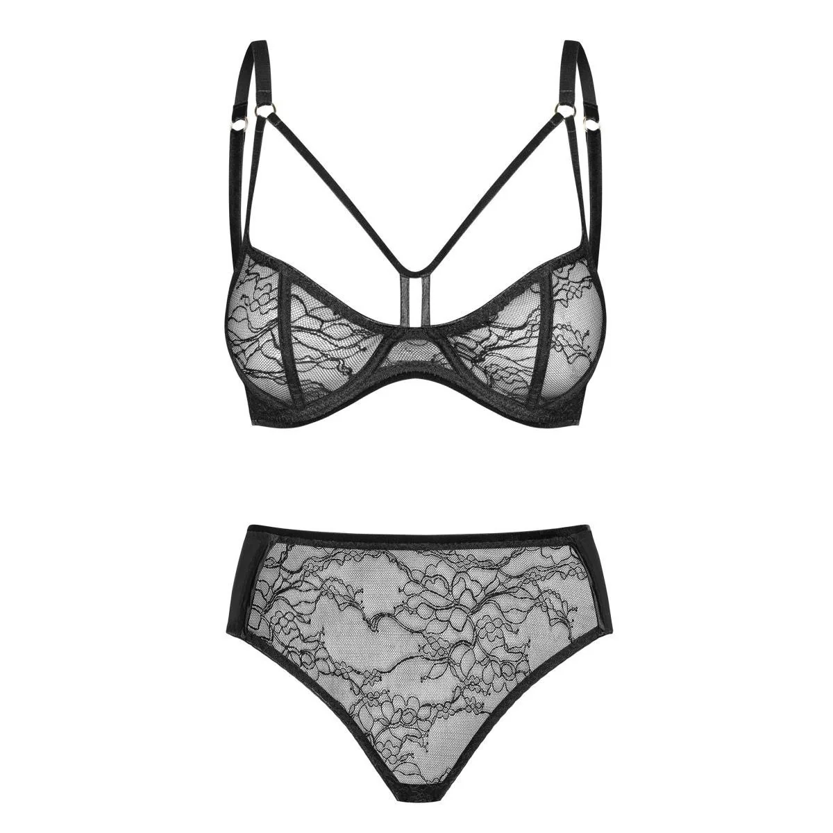 Set aus Balconette Bügel-Bh und Panty 080918 von Petite Noir kaufen | Fesselliebe