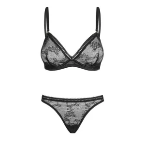 Set aus Bügel-Bh Spitze und String 030418 von Petite Noir kaufen | Fesselliebe