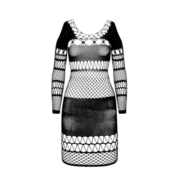 schwarzes Netzkleid BS105 von Passion kaufen | Fesselliebe