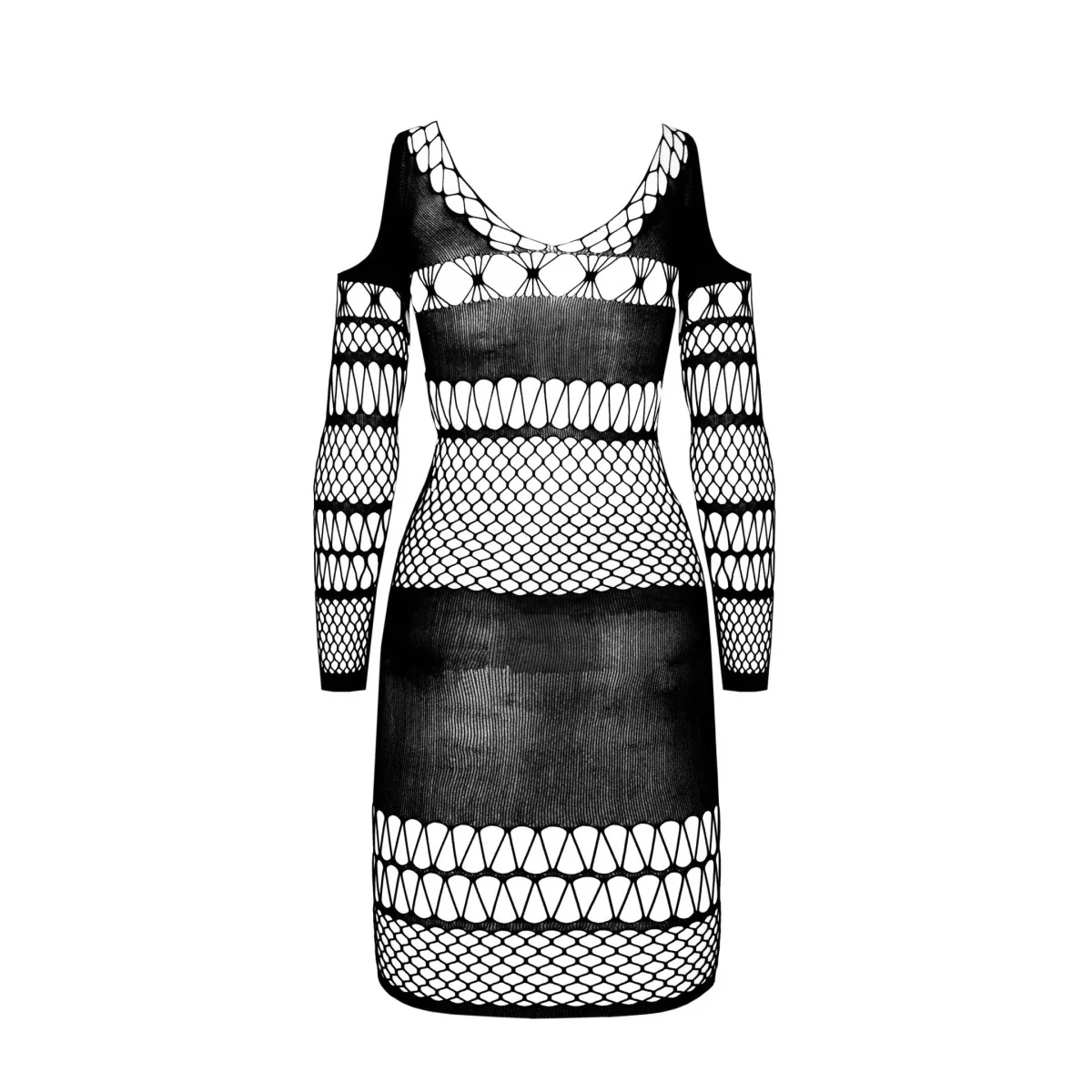 schwarzes Netzkleid BS105 von Passion kaufen | Fesselliebe