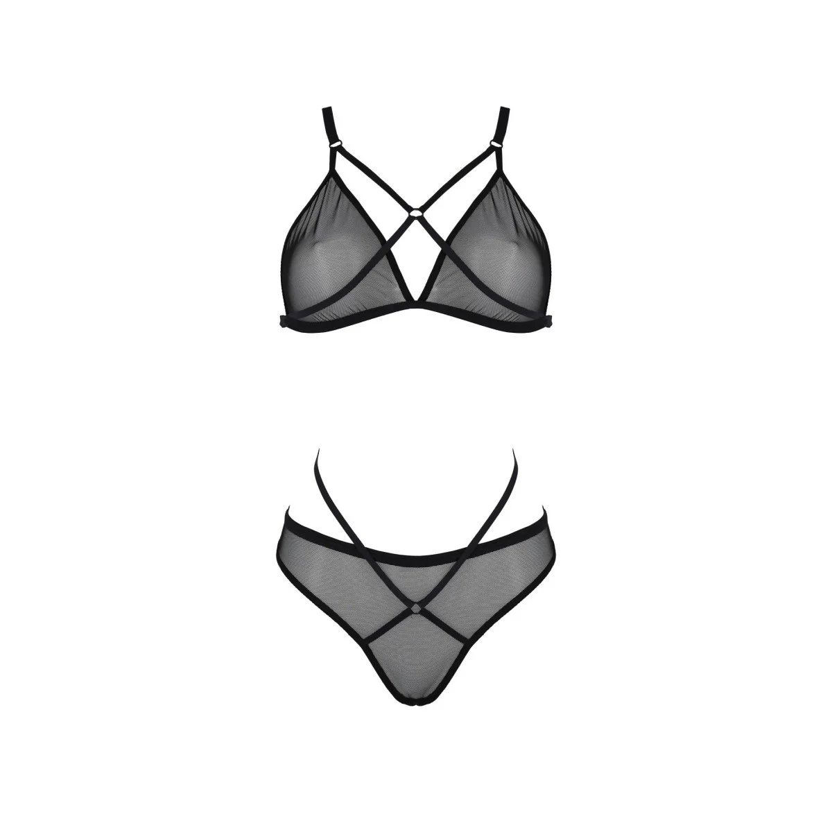 Schwarzes 2-Teilges Set Pa596648 von Passion kaufen | Fesselliebe
