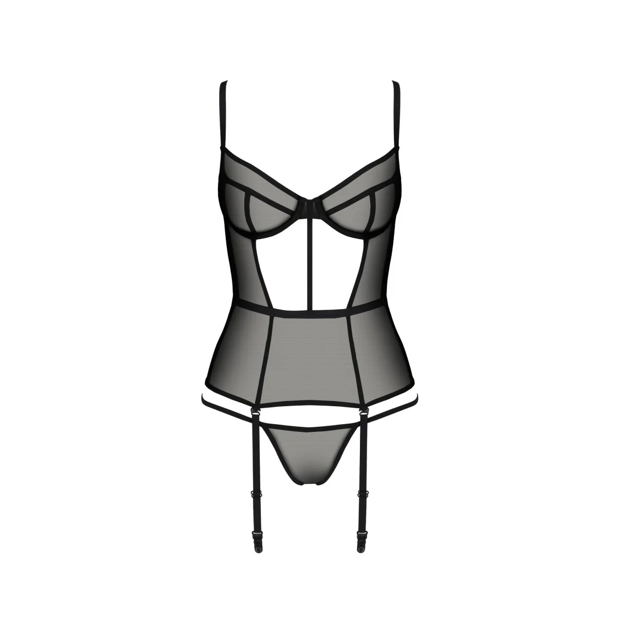 Schwarzes Corset Pa596645 von Passion kaufen | Fesselliebe