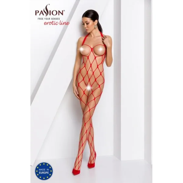 Roter Ouvert Bodystocking Bs091 von Passion kaufen | Fesselliebe