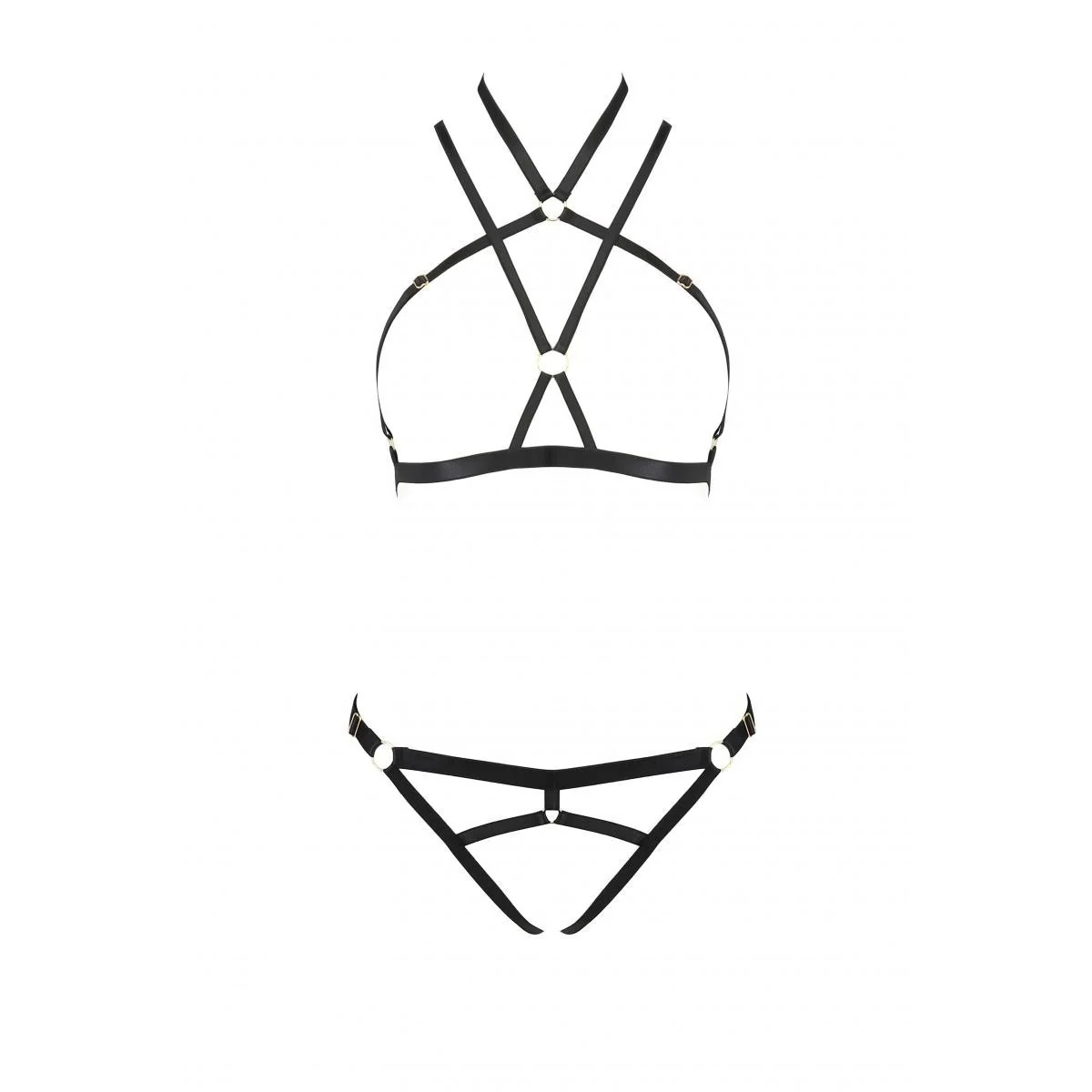 Schwarzes Set Pa595876 von Passion Devil Collection kaufen | Fesselliebe