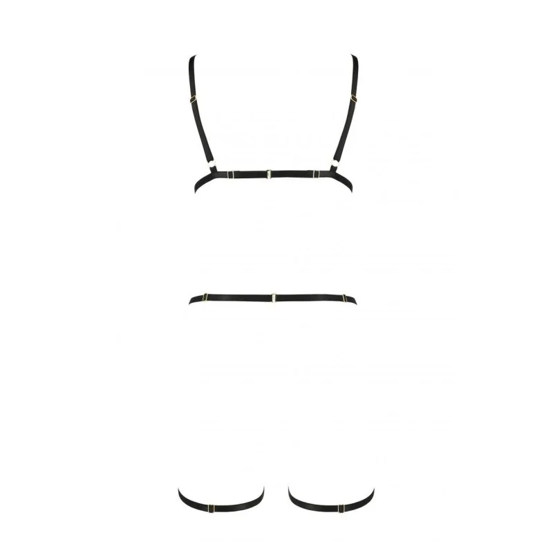 Schwarzes Harness Dress Pa595766 von Passion Devil Collection kaufen | Fesselliebe 2