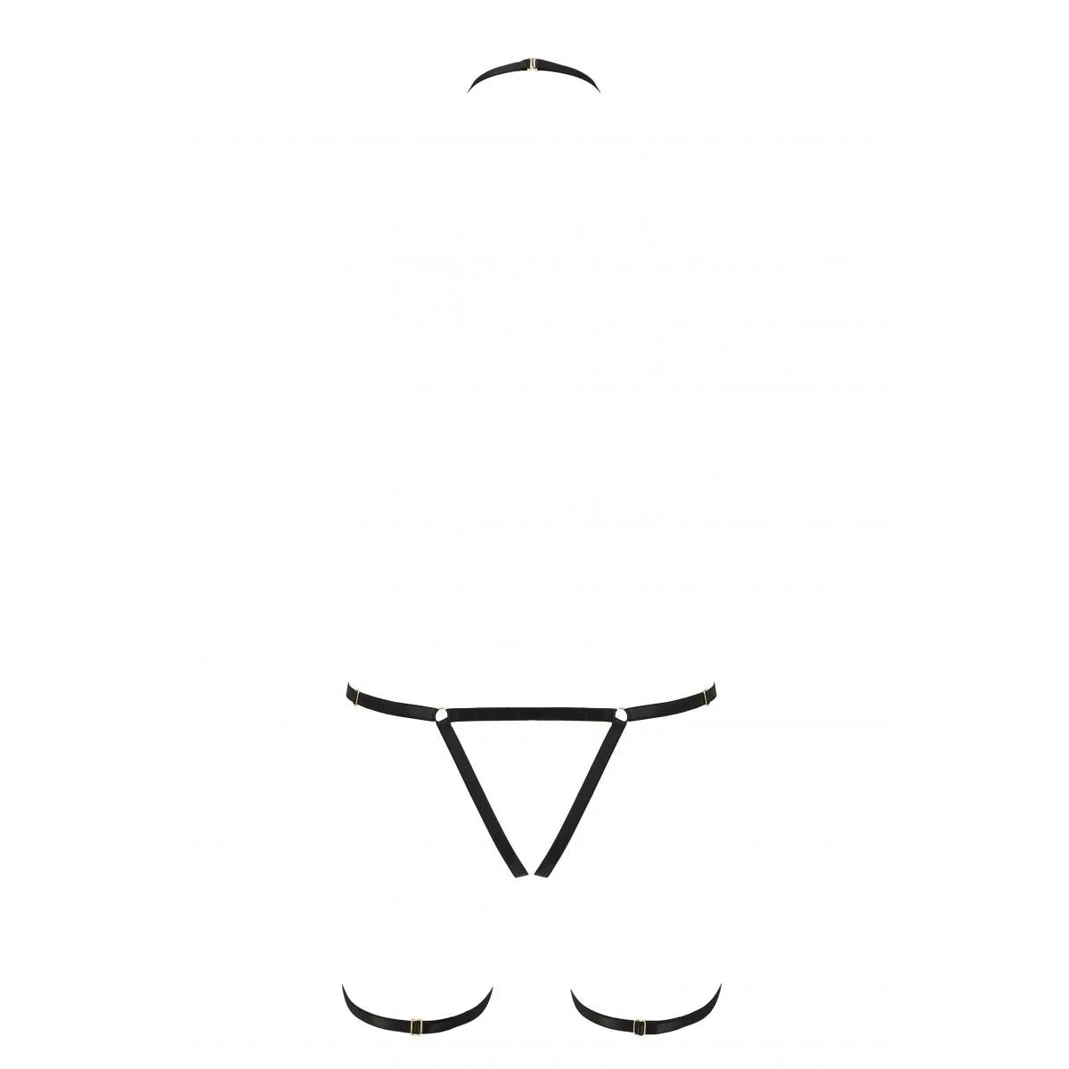 Schwarzer Body Pa595760 von Passion Devil Collection kaufen | Fesselliebe