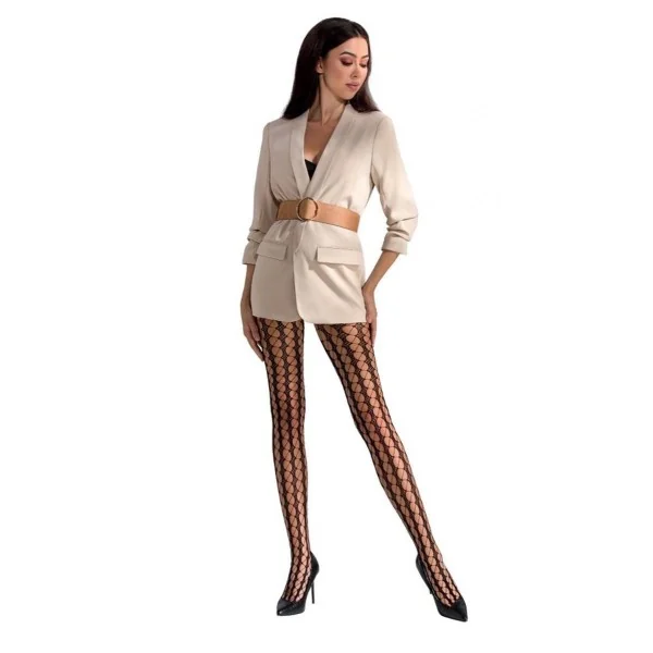 Netz-Strumpfhose Ti048 Schwarz von Passion kaufen | Fesselliebe