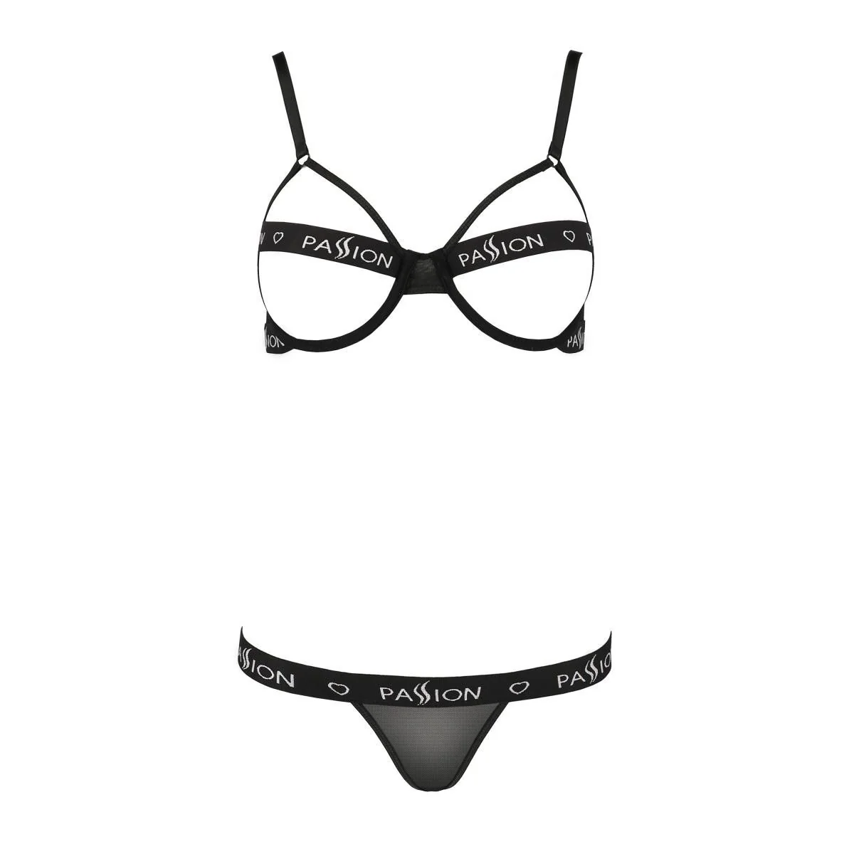 Schwarzes Set Pa595636 von Passion Devil Collection kaufen | Fesselliebe