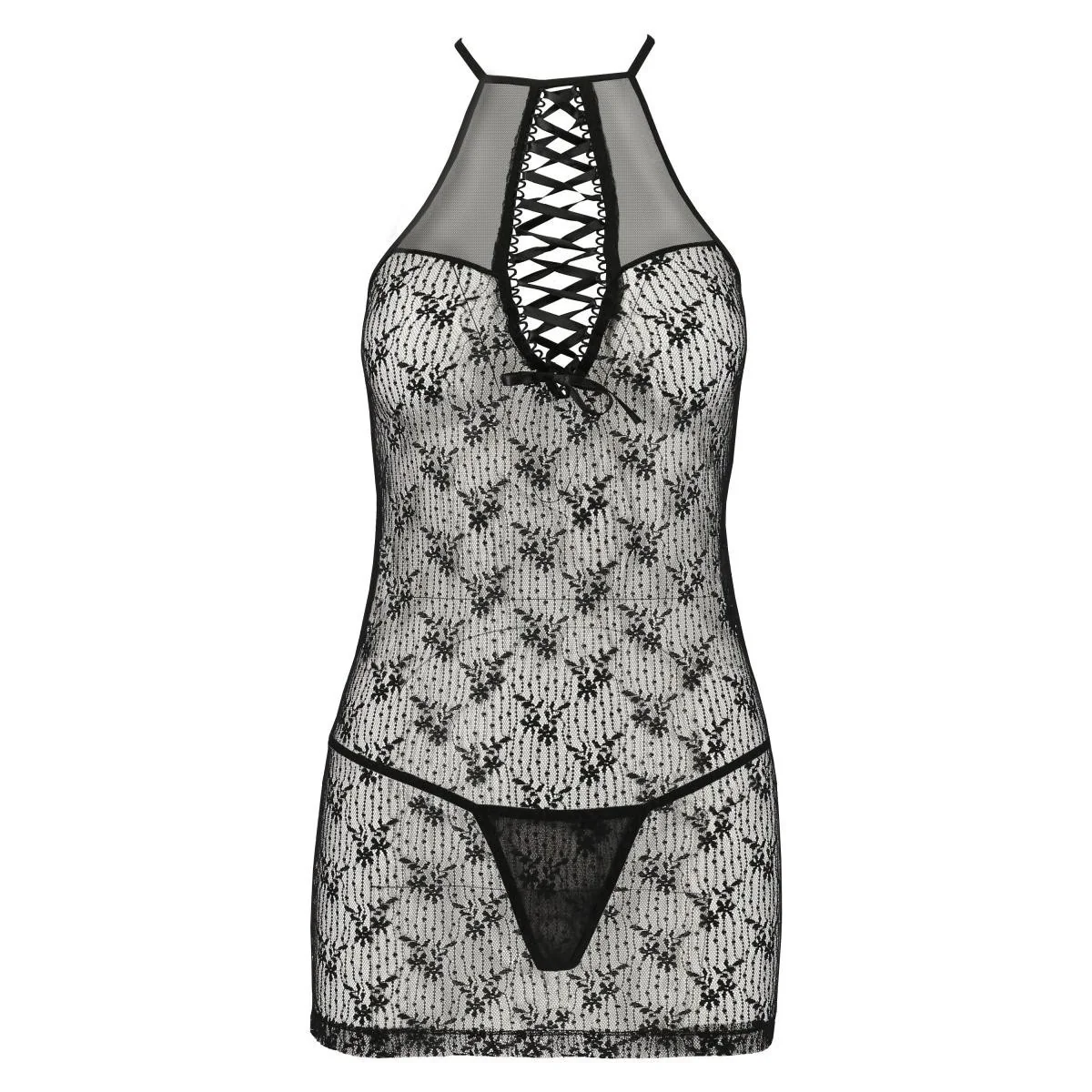 Schwarzes Chemise Pa595555 von Passion Erotic Collection kaufen | Fesselliebe