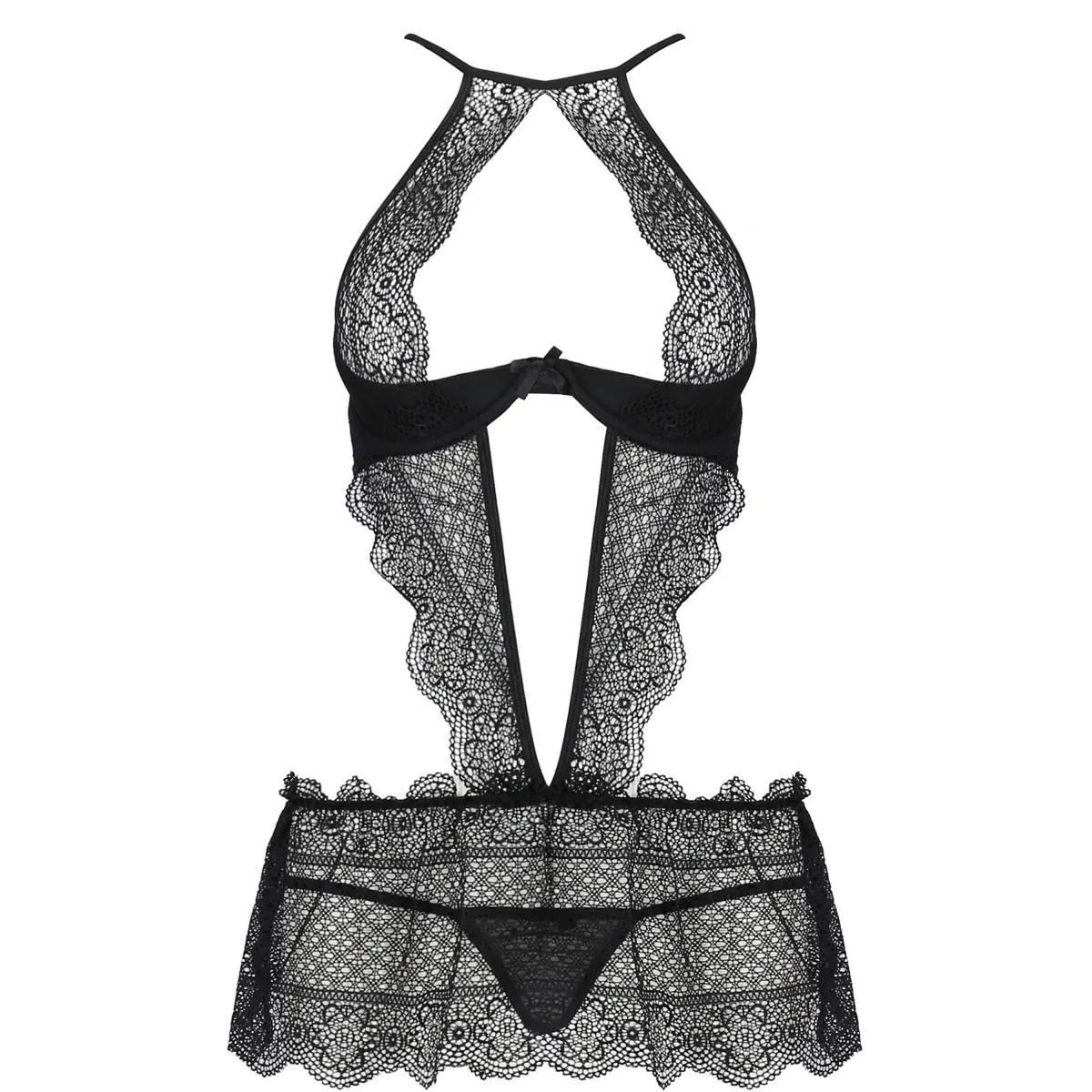 Schwarzes Chemise Pa595276 von Passion Devil Collection kaufen | Fesselliebe